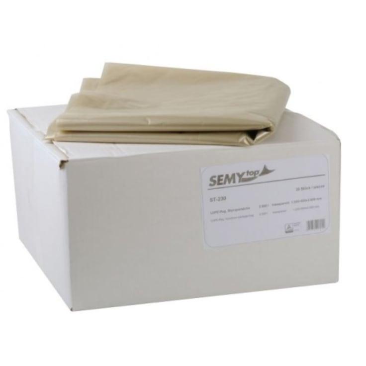 SEMYtop LDPE-Reg. Styroporsäcke, transparent, Typ 100, ca. 2.500 l 1.250+850 x 2.600 mm