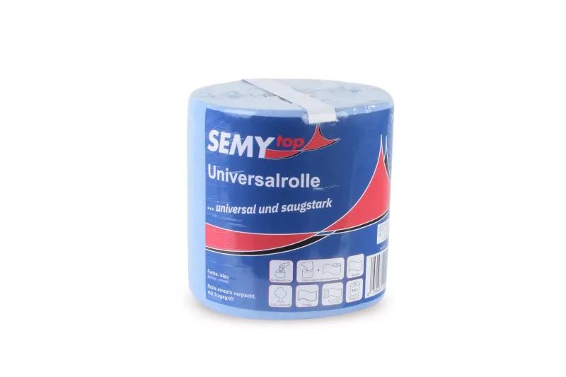 SEMYtop Handtuchrolle MIDI 20 cm, 2-lagig, blau Zellstoff, Ø 19 cm, 6 Rollen