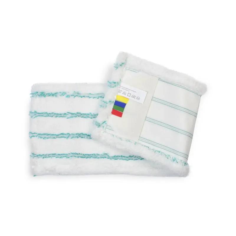 SEMYtop Mikrofaser Wischmopp mit Borsten, 40 cm weiß, 50 Stück