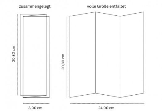 Falthandtücher, N-Falz, 2-lagig, 20,8 x 24,0 cm, 3000 Blatt, Recycling