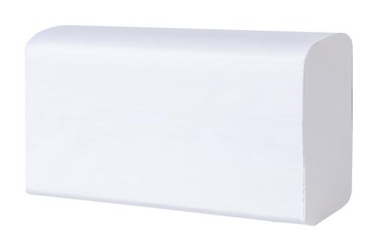 Falthandtücher, W-Falz, 2-lagig, 23,0 x 32,0 cm, 2250 Blatt, Zellulose