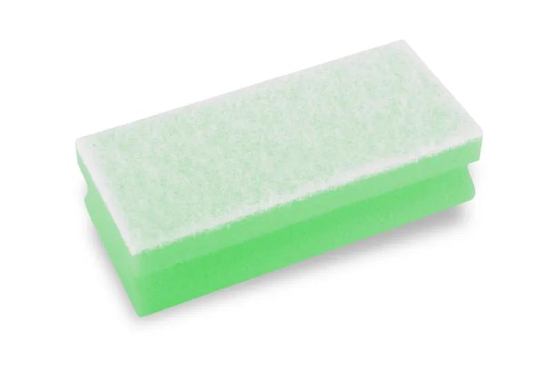 FUNNY Griffschwamm, grün - weiß, 15 x 6,8 x 4,5 cm für empfindliche Flächen 10 Stück