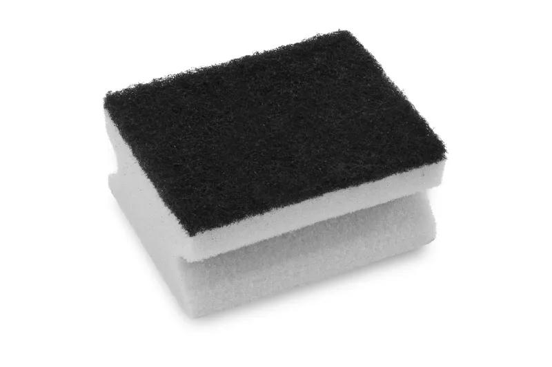 FUNNY Griffschwamm, grau - schwarz, 9 x 7 x 4 cm für grobe Verschmutzungen 10 Stück