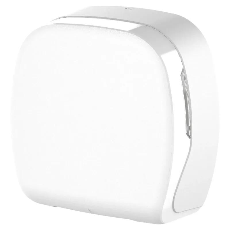 SEMYtop Jumbo Toilettenpapierspender, weiß matt für Rollen bis Ø25 cm