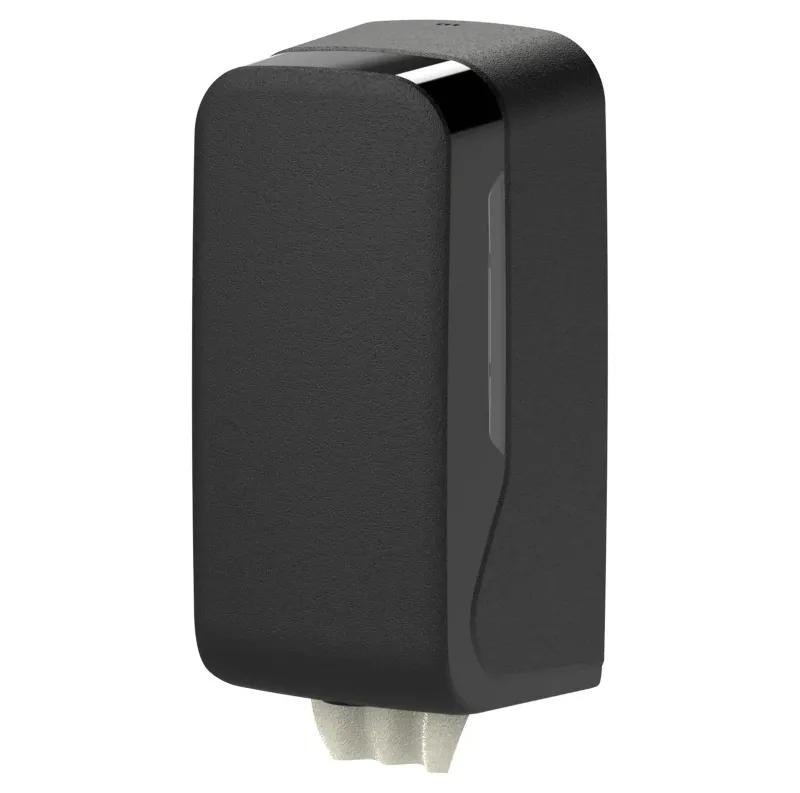 SEMYtop Toilettenpapier Einzelblatt-Spender, Mini, schwarz matt