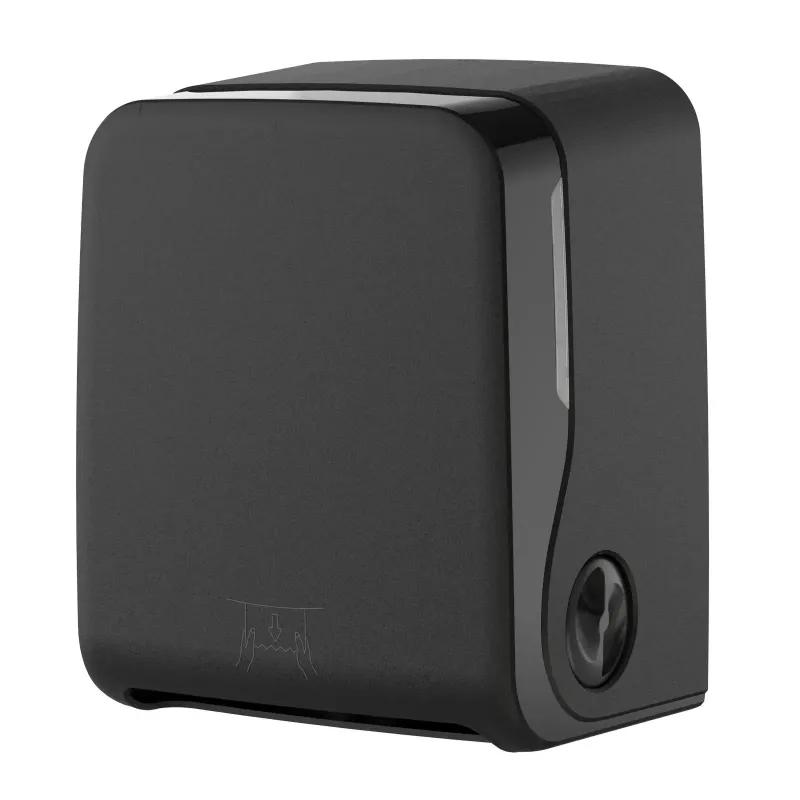 SEMYtop Handtuchrollenspender, Autocut, schwarz matt