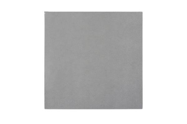 FUNNY Servietten 33 x 33 cm, grau 3-lagig, 1/4-Falz, 4 x 250 Stück