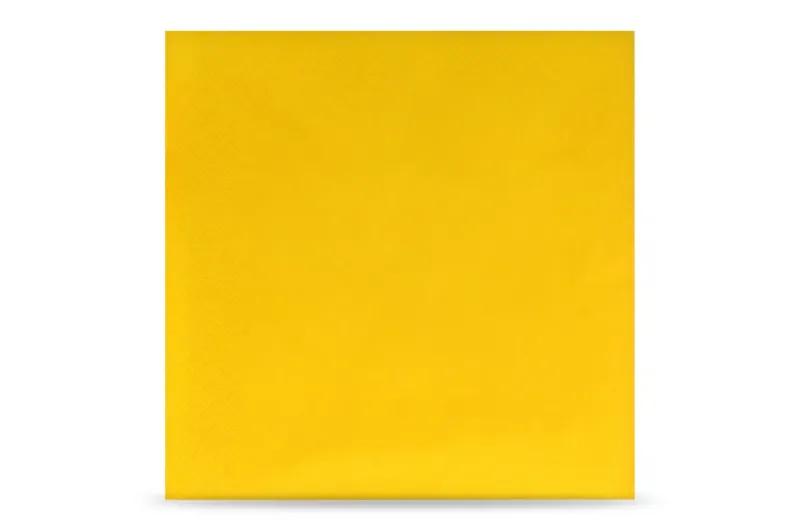 FUNNY Servietten 40 x 40 cm, gelb 3-lagig, 1/4-Falz, 4 x 250 Stück