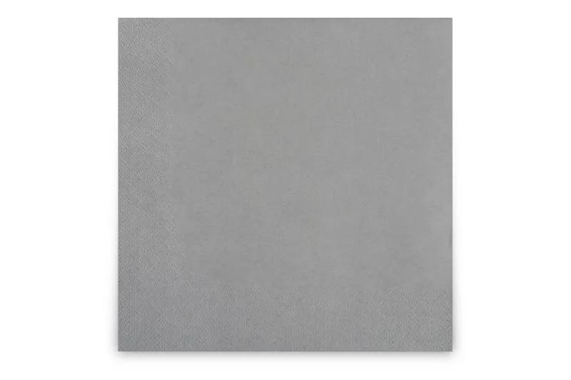 FUNNY Servietten 40 x 40 cm, grau 3-lagig, 1/4-Falz, 4 x 250 Stück