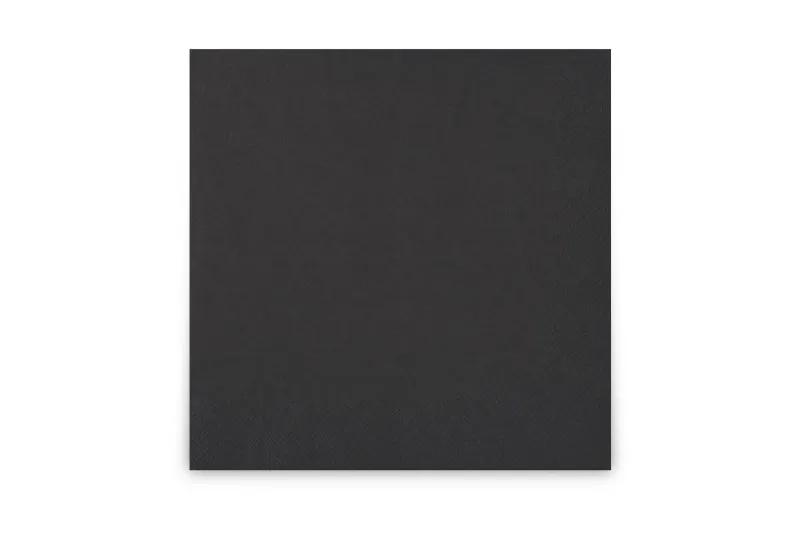 FUNNY Servietten 33 x 33 cm, schwarz 3-lagig, 1/4-Falz, 4 x 250 Stück