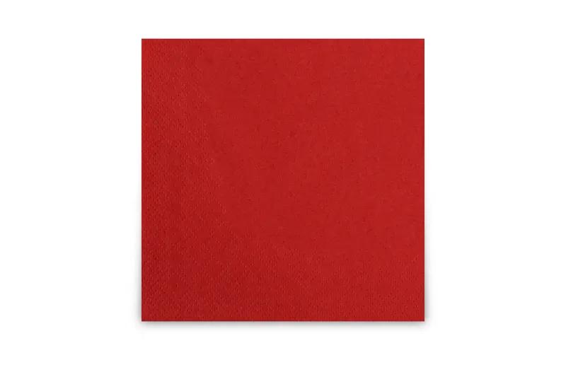 FUNNY Servietten 24 x 24 cm, rot 2-lagig, 1/4-Falz, 12 x 300 Stück