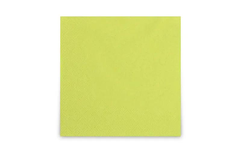 FUNNY Servietten 24 x 24 cm, kiwi 2-lagig, 1/4-Falz, 12 x 300 Stück