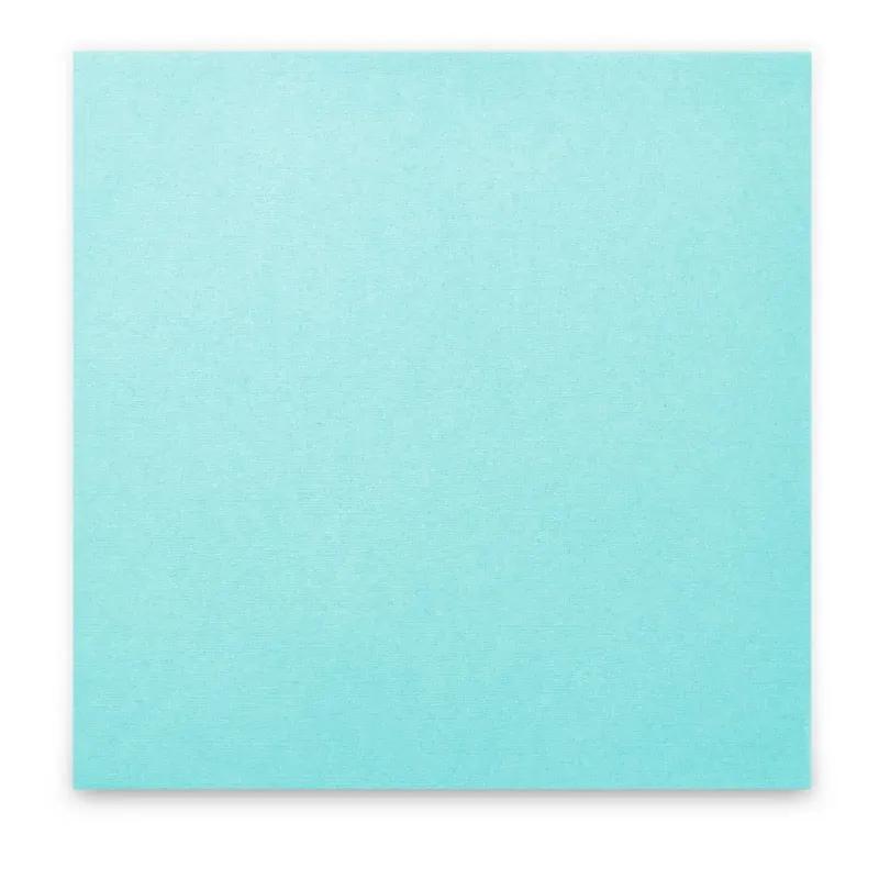 Quicky Airlaid-Servietten 40 x 40 cm, mint blau 1/4-Falz, 16 x 50 Stück