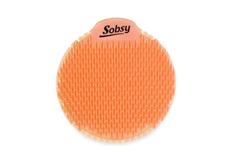 Sobsy Pissoireinsatz mit Kalender, Mango orange, 10 Stück