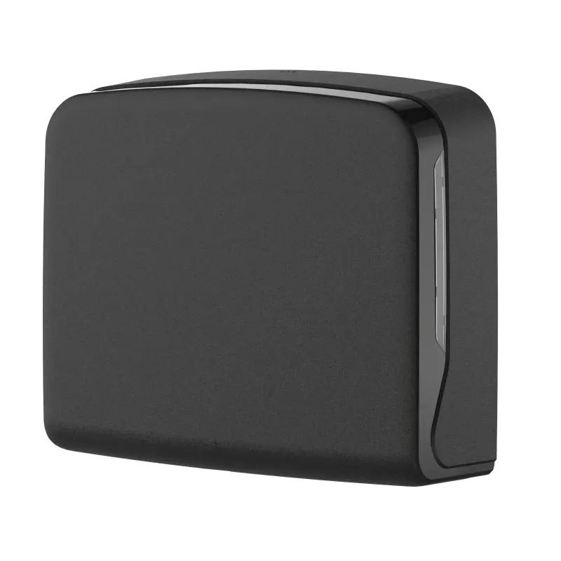 SEMYtop Handtuchspender, Interfold, Mini, schwarz matt