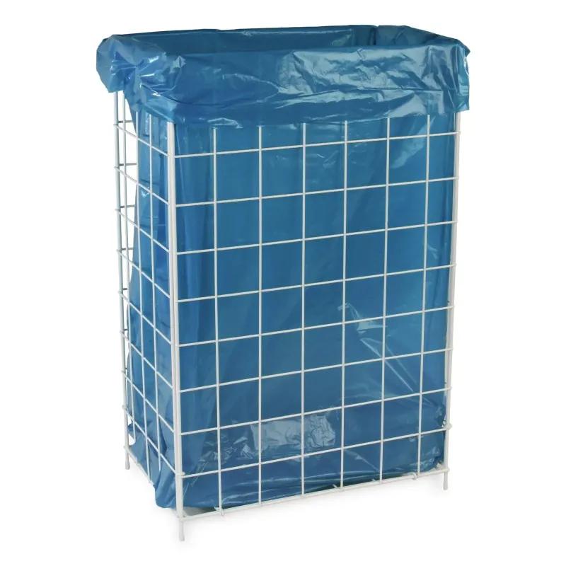 SEMYtop Abfallkorb zusammenlegbar weiß, beschichtet, 405 x 251 x 628 mm