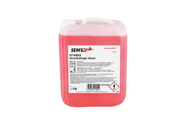 SEMYtop Grundreiniger Sauer, 10 Liter, frei von Salzsäure