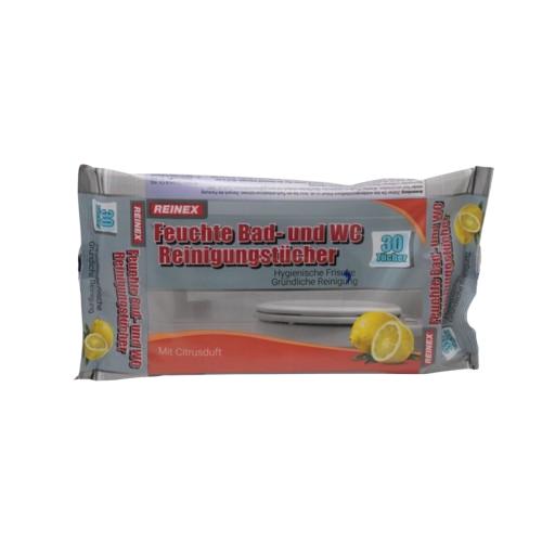 REINEX feuchte Bad- und WC-Tücher 30 Stück