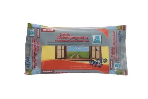 REINEX Feuchte Glasreinigungstücher 30 Stück