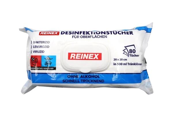 REINEX Desinfektionstücher 80er