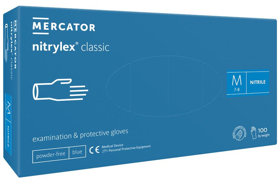 Mercator nitrylex® classic blue Nitrilhandschuhe - Gr. M