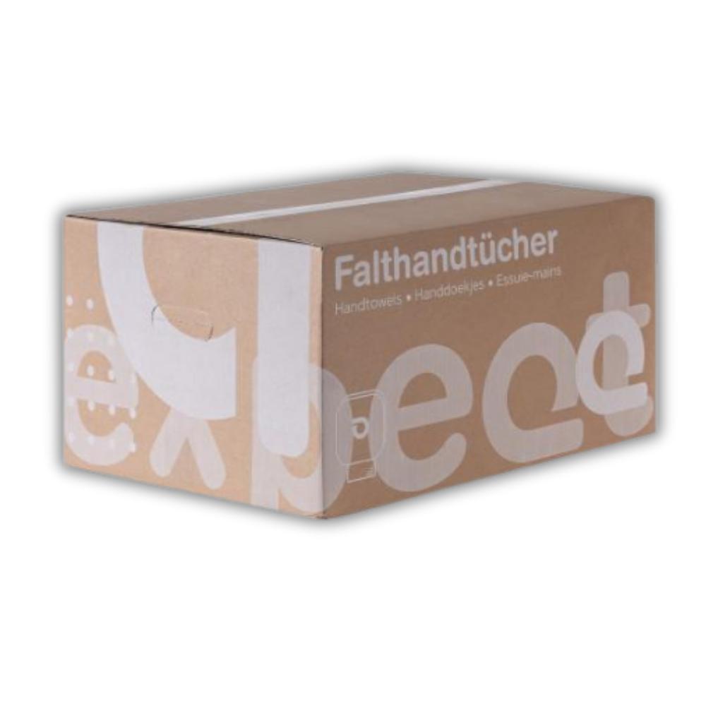 Falthandtücher, V-Falz, 2-lagig, 25,0 x 21,0 cm, 5000 Blatt, Recycling