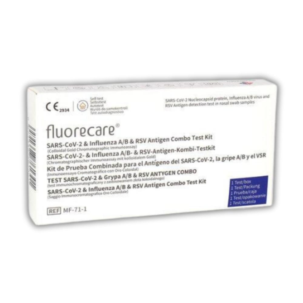 Fluorecare Corona Influenza A/B RSV Antigen Combo Test Kit 4in1