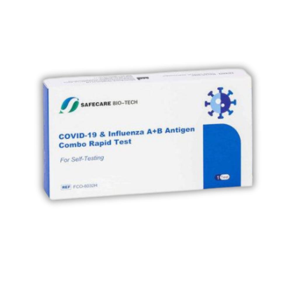 Safecare Influenza A+B & Antigen Covid-19 Combo Rapid Test mit MHD 10/2028