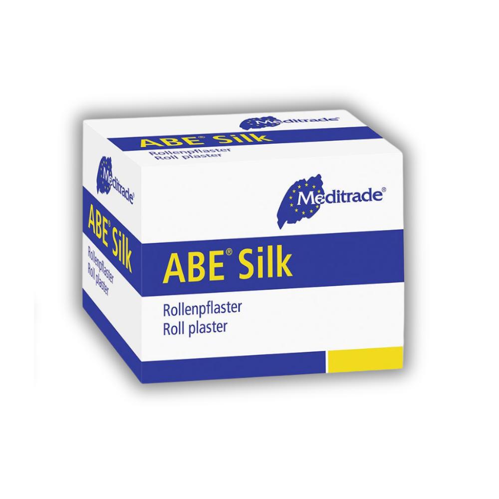 ABE silk Rollenpflaster, ohne Schutzring, 1,25 cm x 5 m