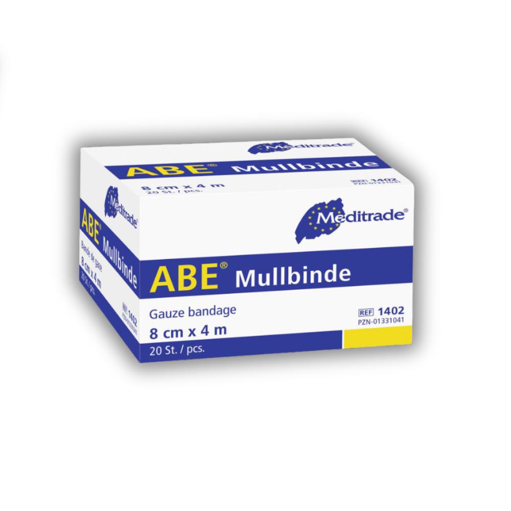 ABE® Mullbinde 8 cm x 4 m