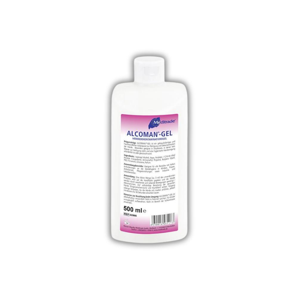 Alcoman Gel 500ml  Händedesinfektion