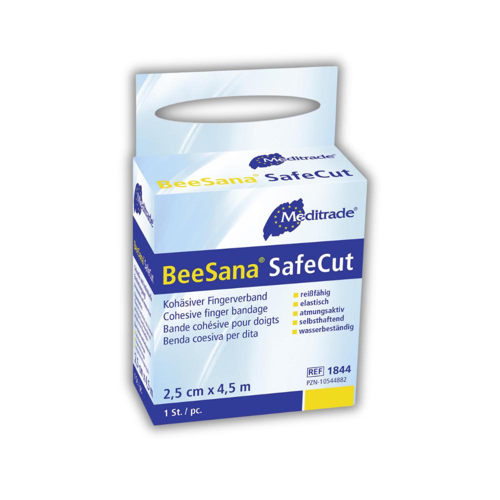BeeSana® SafeCut Fingerverband, blau, 2,5 cm x 4,5 m