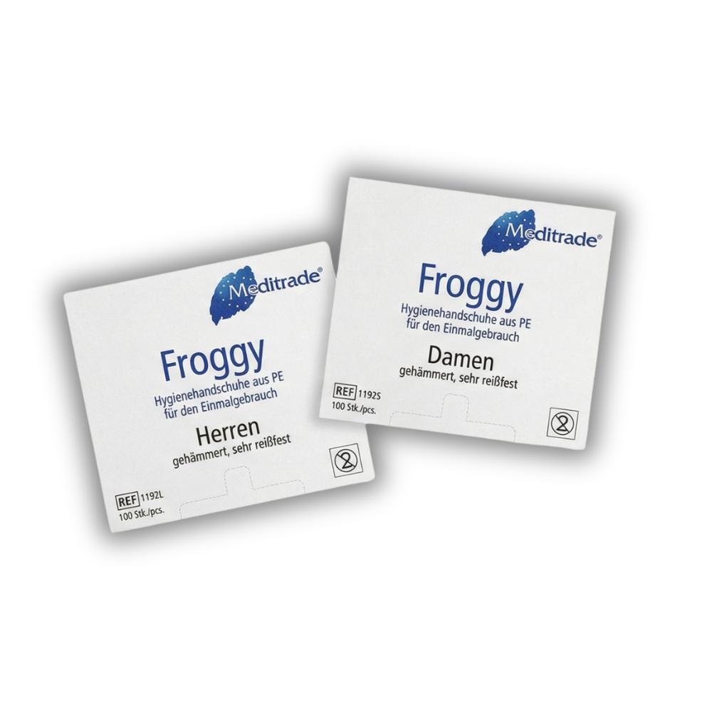 Froggy Hygienehandschuh aus reißfestem Polyethylen, Gr.Large