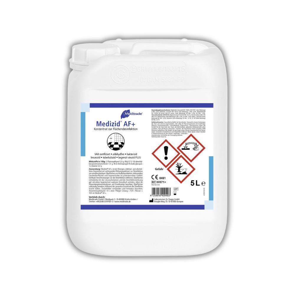 Medizid AF+ Aldehydfreie Flächendesinfektion Konzentrat, 5Liter