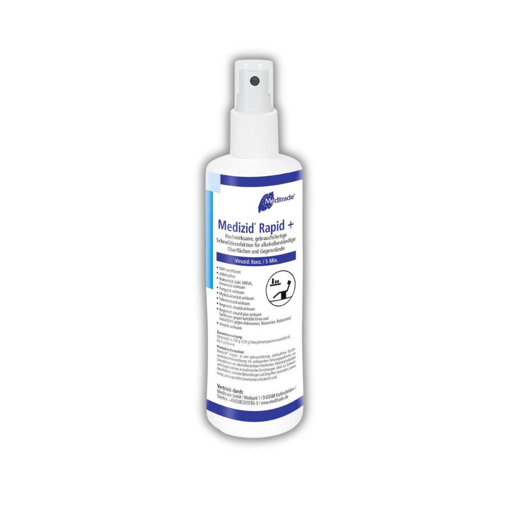 Medizid Rapid+ aldehydfreie Flächendesinfektion, 250 ml
