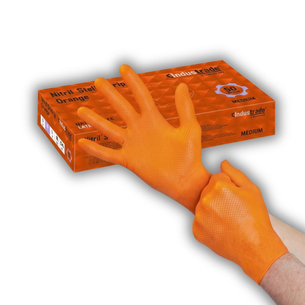 Nitril StellarGrip orange Gr.M