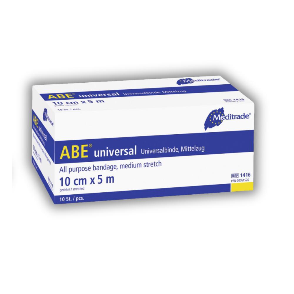 ABE® universal Dauerelastische Universalbinde, unsteril, 10 cm x 5 m