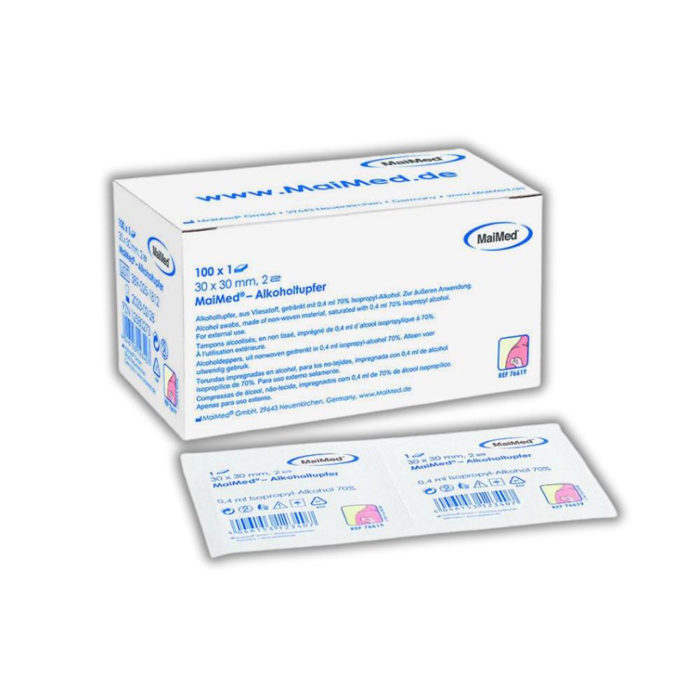 Alkoholtupfer 3 x 3 cm