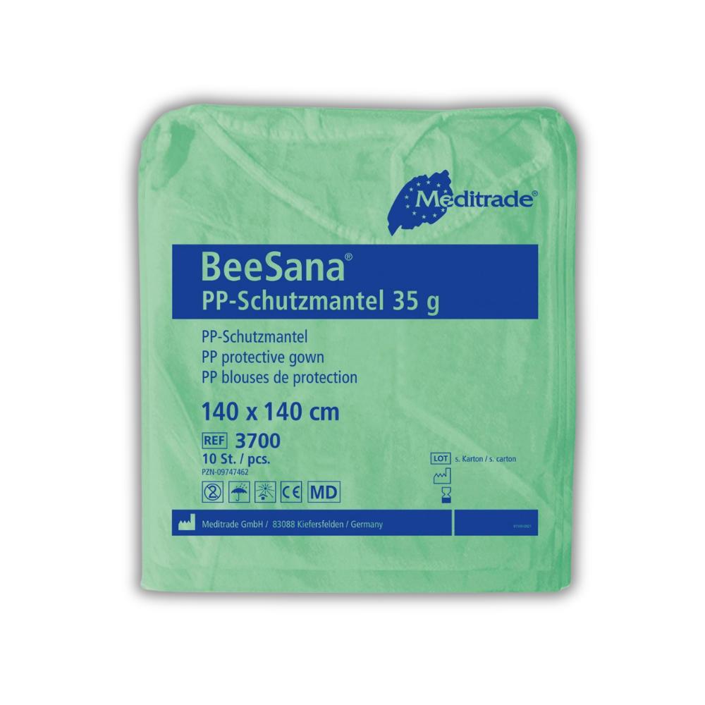 BeeSana PP-Schutzmantel 35 g 140 x 140 cm, grün