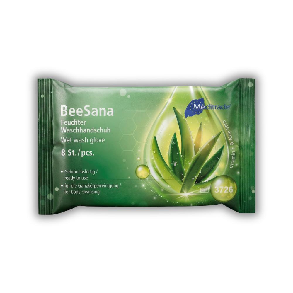 BeeSana® Feuchter Waschhandschuh Flowpack