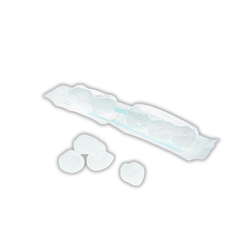 BeeSana® Mulltupfer ohne RöKo, steril, 25 x 26 cm, eigroß, Rundform