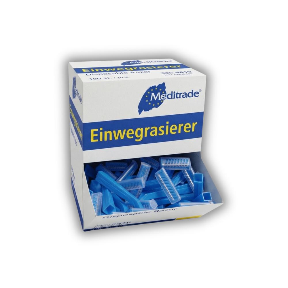 Einwegrasierer blau, einschneidig