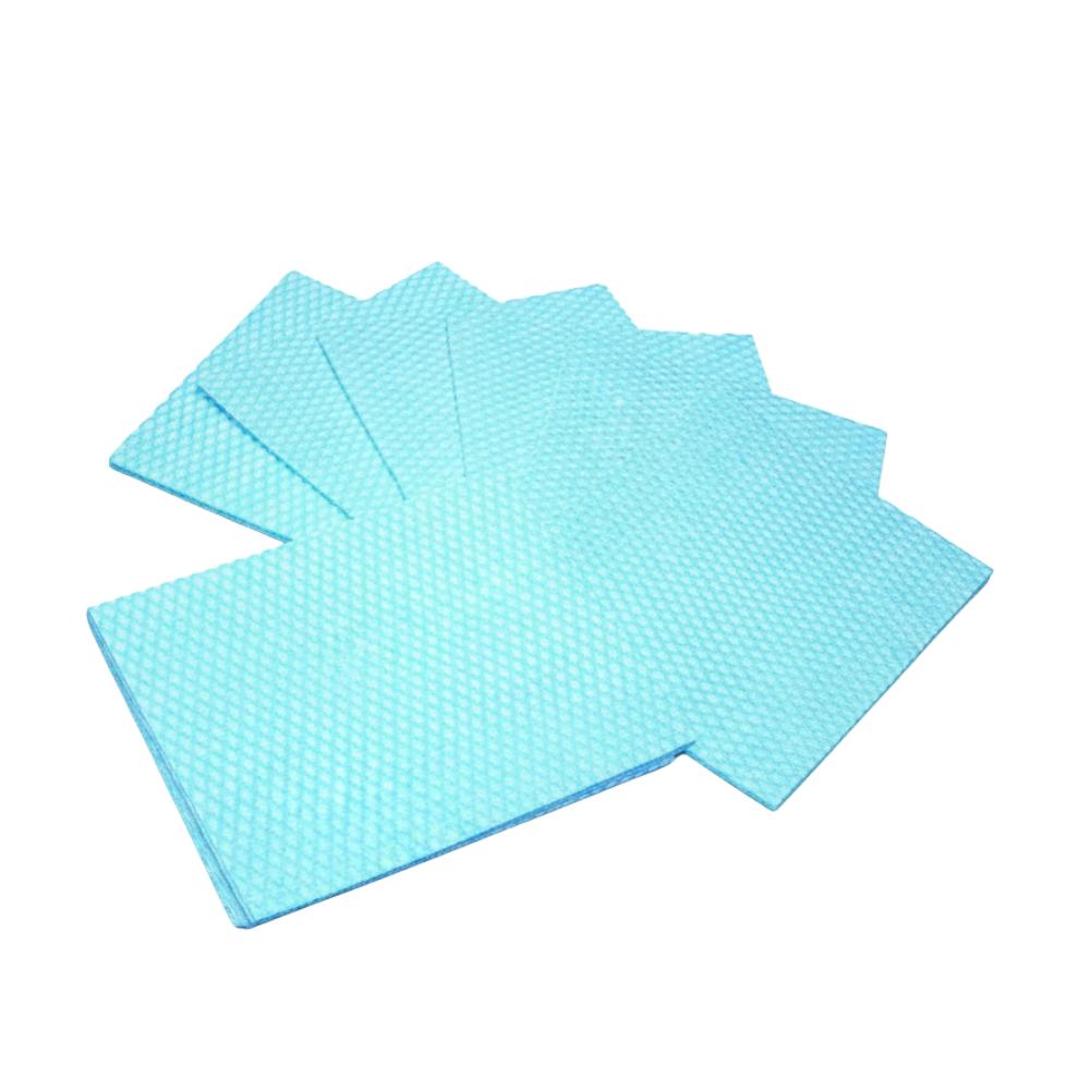 Mehrzwecktücher 32x38 cm, Polyester/Viskose, blau/weiß