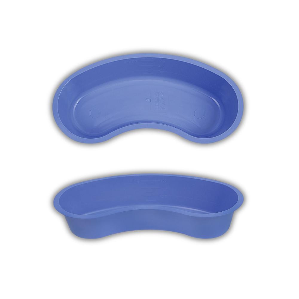 Nierenschalen doppelt steril, 245 x 105 x 50 mm, blau, 700ml,