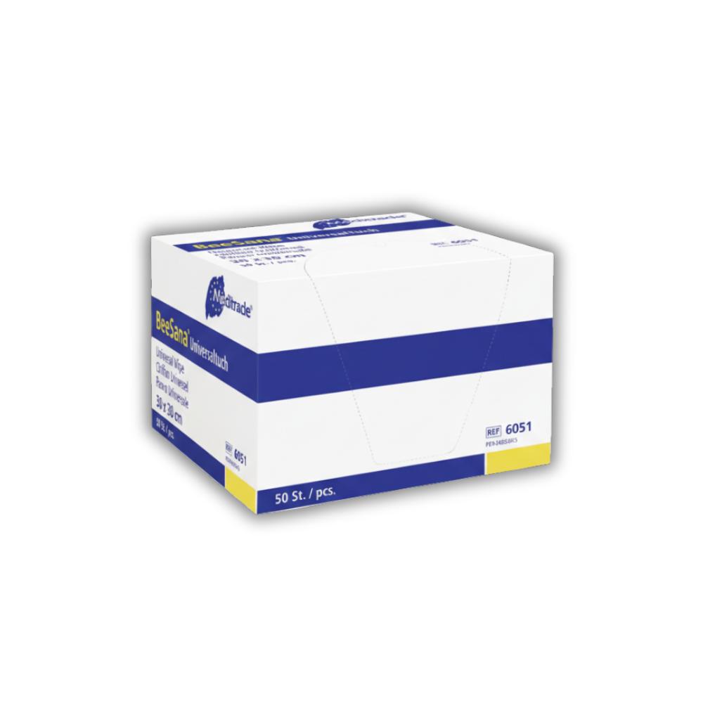 Universaltuch 30 x 30 cm, weiß, 50 Stk / Pkg, 10 Pkg / Krt,