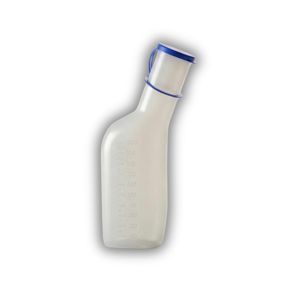 Urinflasche milchig für Männer, 1000 ml, milchig