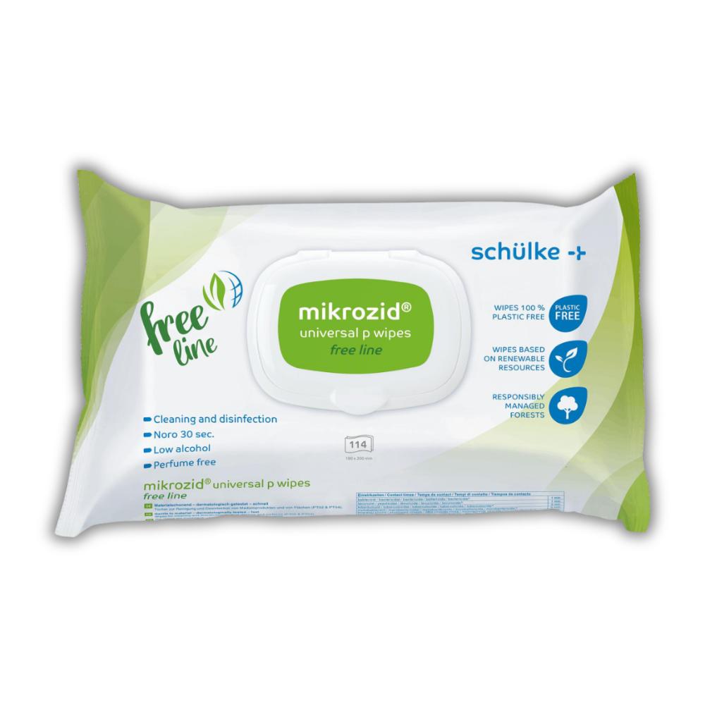 mikrozid® universal p wipes free line (114 Tücher)