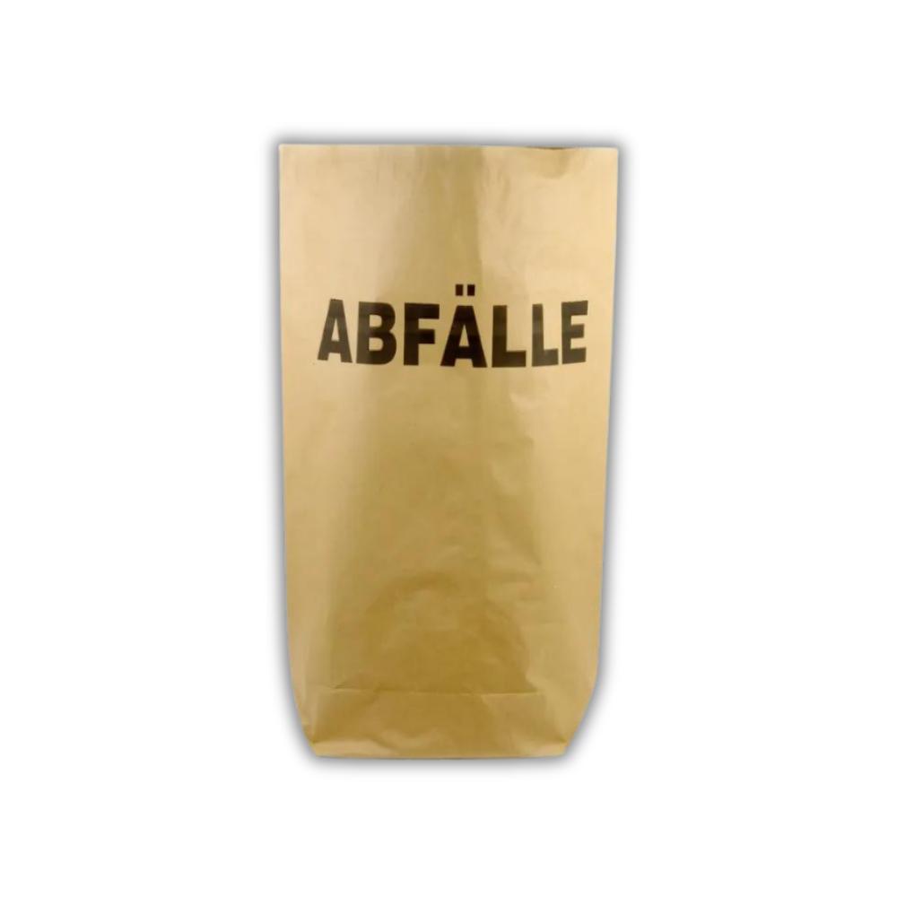 FUNNY 70l Papiermüllsäcke, braun, 2-lagig 550x850+200mm, Druck 