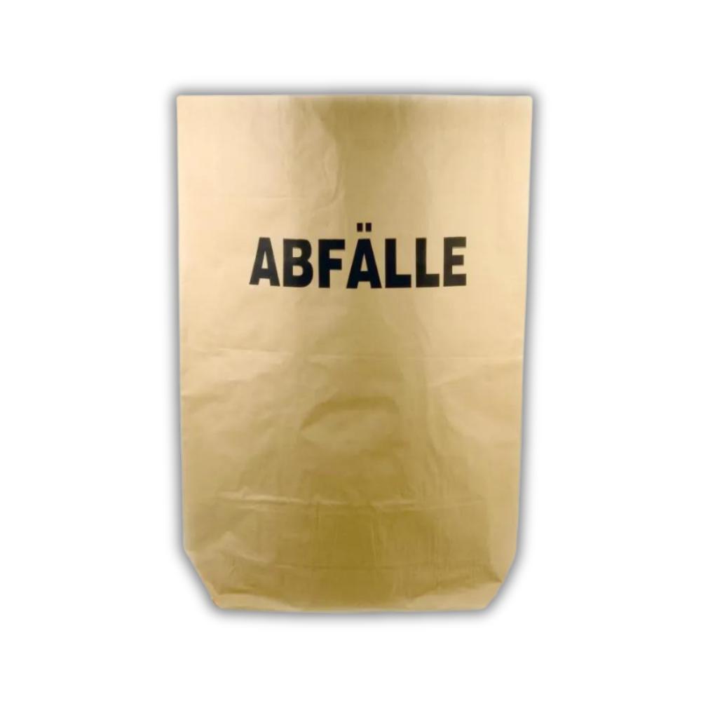 FUNNY 120 l Papiermüllsäcke, braun, 2-lagig 700x950+220mm, Druck 