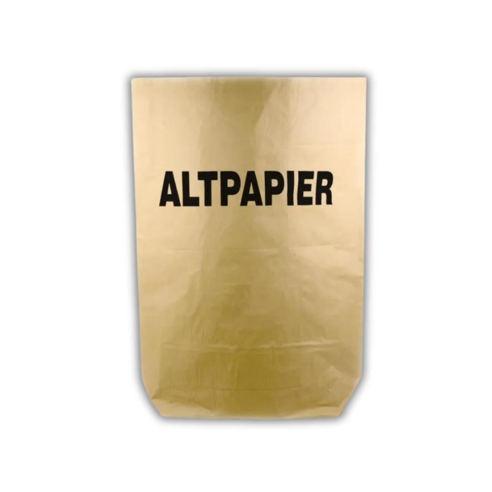 FUNNY 120 l Papiermüllsäcke, braun, 2-lagig 700x950+220mm, Druck 